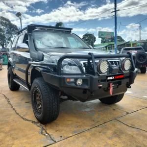 Rockarmor Premium Steel Bullbar To Suit Toyota Prado Fj120 03-09