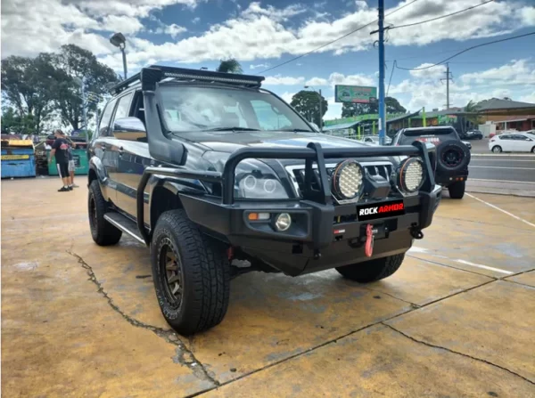 Rockarmor Premium Steel Bullbar To Suit Toyota Prado Fj120 03-09