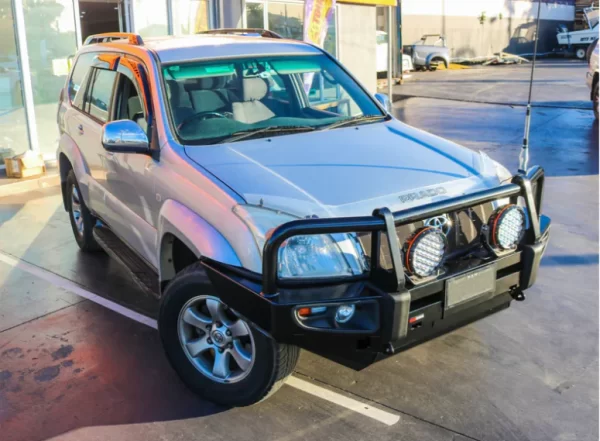 Rockarmor Premium Steel Bullbar To Suit Toyota Prado Fj120 03-09