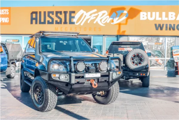 Rockarmor Premium Steel Bullbar To Suit Toyota Prado Fj120 03-09