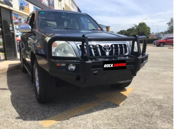 Rockarmor Premium Steel Bullbar To Suit Toyota Prado Fj120 03-09